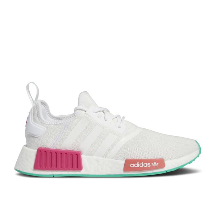 アディダス Adidas 【 Wmns Nmd_R1 \u0027White Magenta Green\u0027 Women Cloud White/Hi-Res Green/Real Magenta 】 マジェンタ レディース 白いこと 白いこと green 緑・緑であること レアル マジェンタ