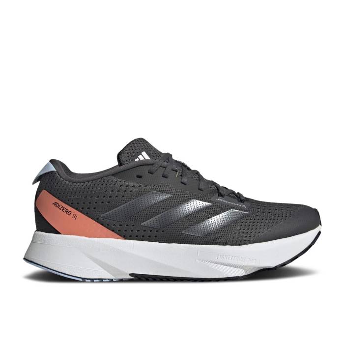 アディダス Adidas 【 Wmns Adizero Sl 'Grey Coral' Women Grey Six/Night Metallic/Core Black 】 アディゼロ レディース 灰色 グレー ナイト コア 黒色 ブラック｜スニケス