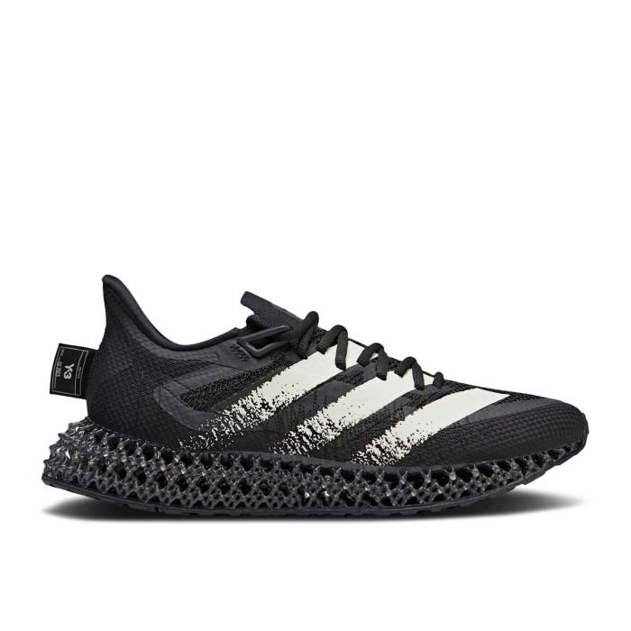 アディダス Adidas 【 Y-3 Runner 4Dfwd 'Black Off White' Men Black/Black/Off White 】 メンズ 黒色 ブラック 白色 ホワイト