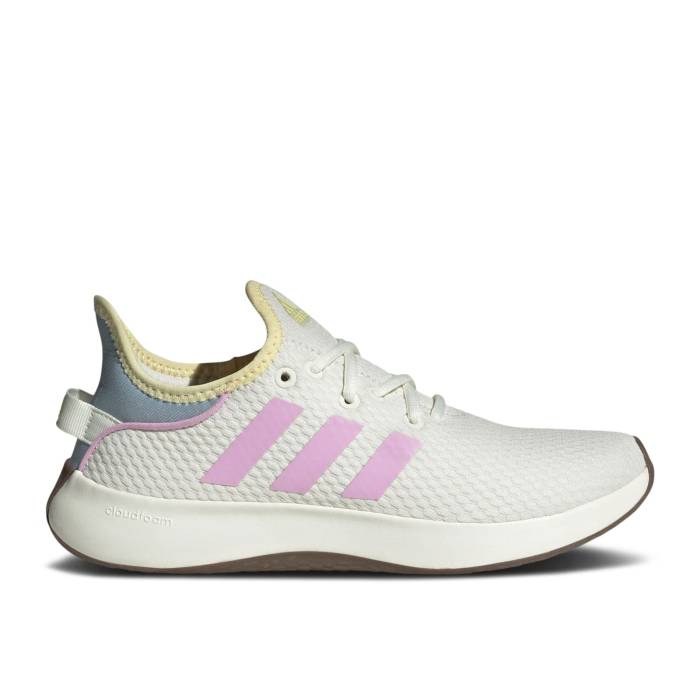 アディダス Adidas 【 Wmns Cloudfoam Pure 'Off White Bliss Lilac' Women Off White/Bliss Lilac/Wonder Blue 】 ピュア 白色 ホワイト レディース 白色 ホワイト 青色 ブルー