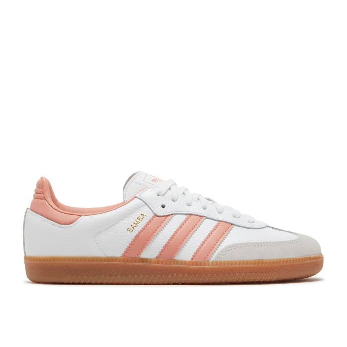 アディダス Adidas 【 Wmns Samba Og \u0027Wonder Clay\u0027 Women Cloud White/Wonder Clay/Crystal White 】 サンバ レディース 白いこと 白いこと