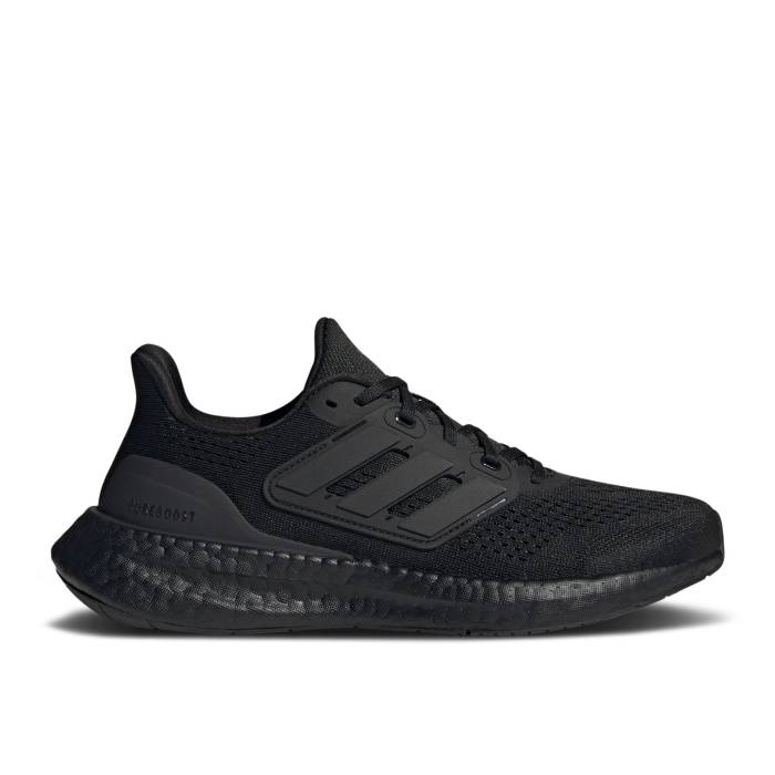 アディダス Adidas 【 Wmns Pureboost 23 \u0027Black Carbon\u0027 Women Core Black/Carbon/Core Black 】 レディース 中核グループ 黒いこと 黒いこと 炭素