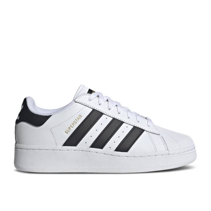 アディダス Adidas 【 Superstar Xlg 'White Black' Men Cloud White/Core Black/Gold Metallic 】 Superstar スーパースター メンズ 白色 ホワイト コア 黒色 ブラック ゴールド｜スニケス