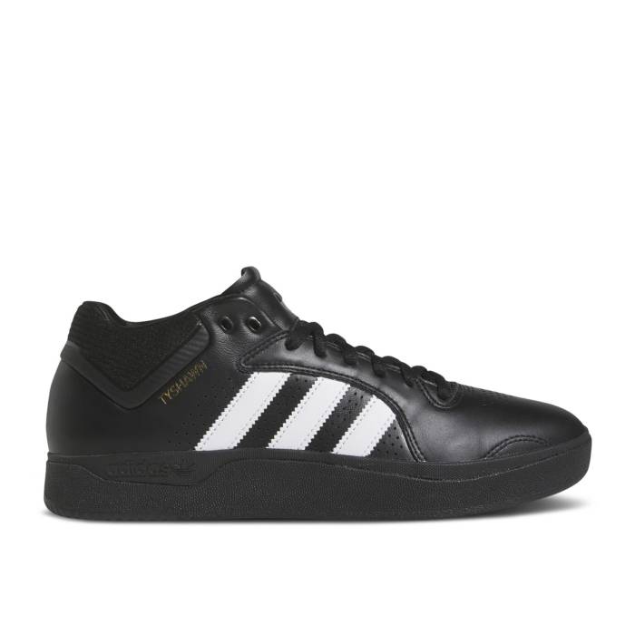 アディダス Adidas 【 Tyshawn Remastered 'Black White' Men Core Black/Cloud White/Gold Metallic 】 メンズ コア 黒色 ブラック 白色 ホワイト ゴールド