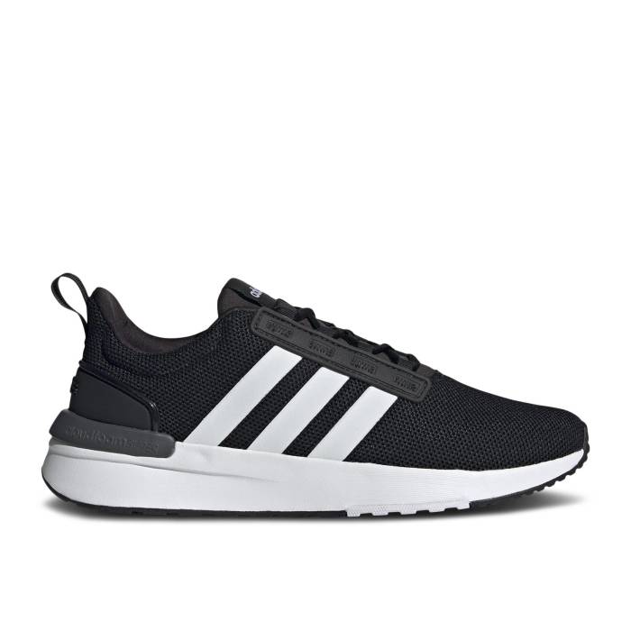 アディダス Adidas 【 Racer Tr21 \u0027Black White\u0027 Men Core Black/Cloud White/Core Black 】 メンズ 中核グループ 黒いこと 黒いこと 白いこと 白いこと