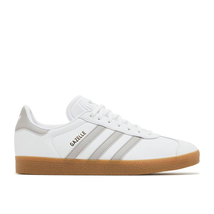 アディダス Adidas 【 Gazelle \u0027White Grey Gum\u0027 Men Footwear White/Grey/Gum 4 】 ガゼル 薄墨色 薄墨色 メンズ 白いこと 白いこと 薄墨色 薄墨色