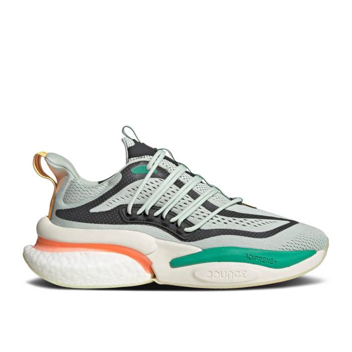 アディダス Adidas 【 Alphaboost V1 'Linen Green Solar Gold' Men Linen Green/Solar Gold/Court Green 】 green 緑・グリーン メンズ green 緑・グリーン ゴールド コート｜スニケス