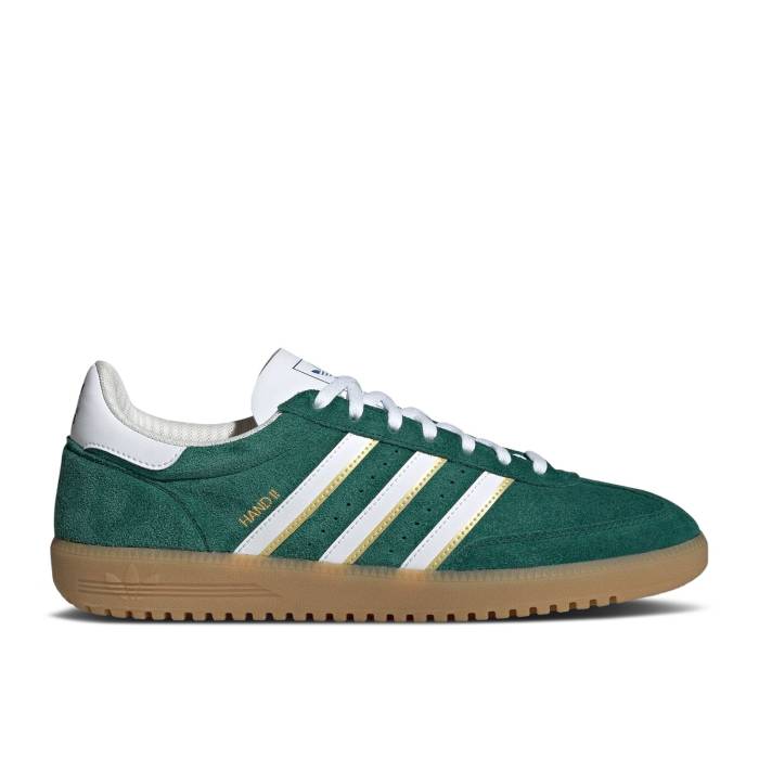 アディダス Adidas 【 Hand 2 \u0027Collegiate Green\u0027 Men Collegiate Green/Footwear White/Matte Gold 】 メンズ green 緑・緑であること 白いこと 白いこと ゴールド