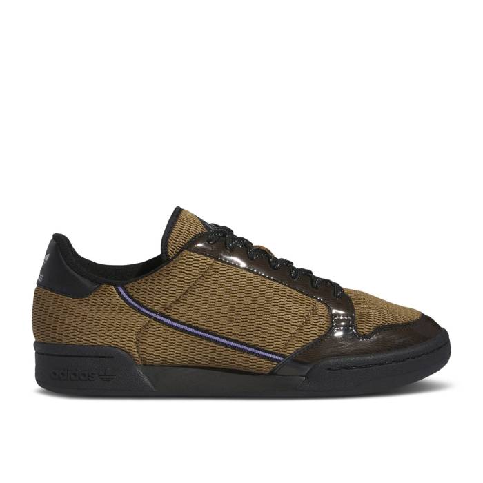 アディダス Adidas 【 Blondey Mccoy X Continental 80 \u0027Brown Magic Lilac\u0027 Men Core Black/Core Black/Magic Lilac 】 神通力 メンズ 中核グループ 黒いこと 黒いこと 神通力