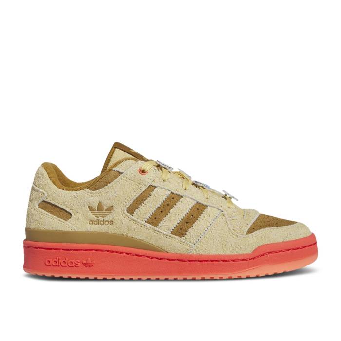 アディダス Adidas 【 Dr. Seuss X Forum Low \u0027Max\u0027 Men Oat/Bright Red/Bronze Strata 】 討論会 メンズ Red 赤・赤いこと 銅・ブロンズ