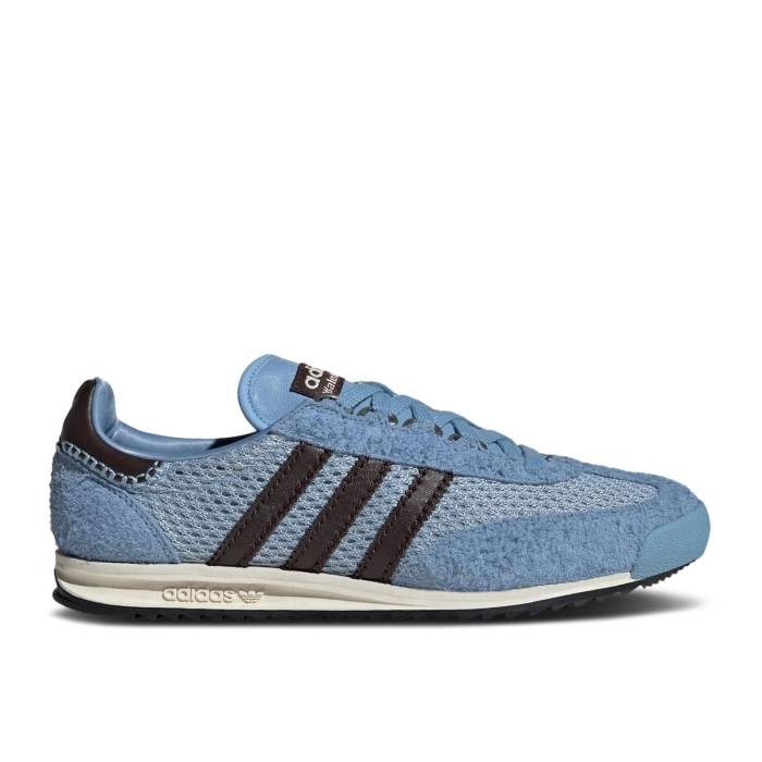 アディダス Adidas 【 Wales Bonner X Sl 76 \u0027Ash Blue\u0027 Men Ash Blue/Core Black/Ash Blue 】 メンズ 青味 青み 中核グループ 黒いこと 黒いこと