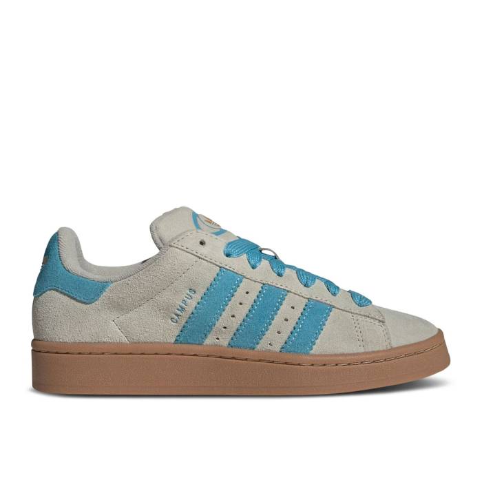 アディダス Adidas 【 Wmns Campus \u0027Putty Grey Preloved Blue Gum\u0027 Women Putty Grey/Preloved Blue/Gold Metallic 】 校庭 薄墨色 薄墨色 青味 青み レディース 薄墨色 薄墨色 青味 青み ゴールド