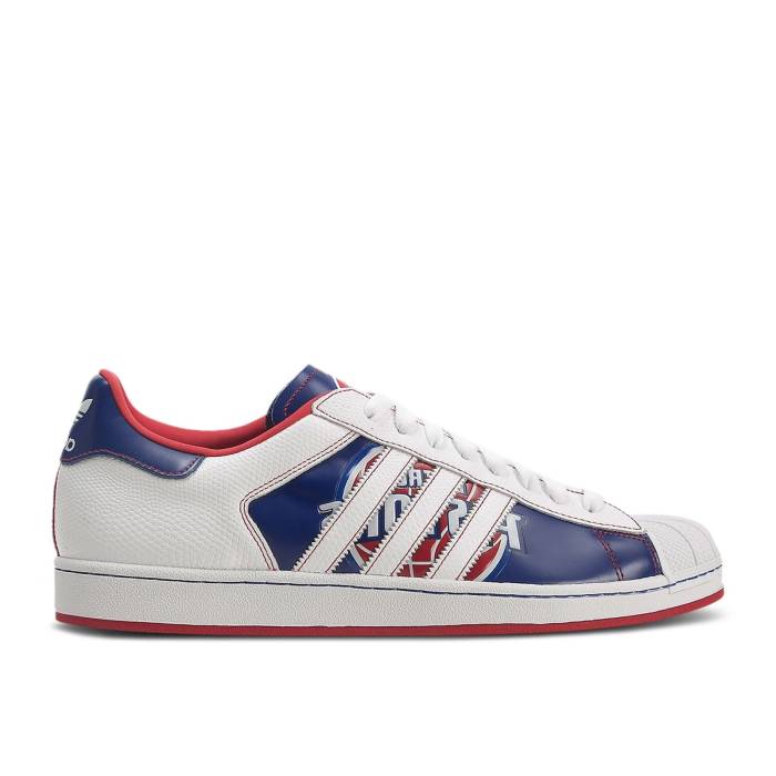 アディダス Adidas 【 Superstar 1 \u0027Detroit Pistons\u0027 Men Collegiate Royal/Running White/University Red 】 Superstar はやりっ児 メンズ 白いこと 白いこと Red 赤・赤いこと