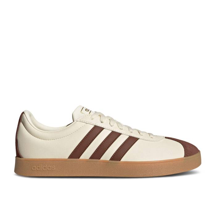 アディダス Adidas 【 Vl Court 2.0 \u0027Cream Brown Gum\u0027 Men 】 厚地の外套 赤銅色 赤銅色 メンズ メンズ靴-スニーカー