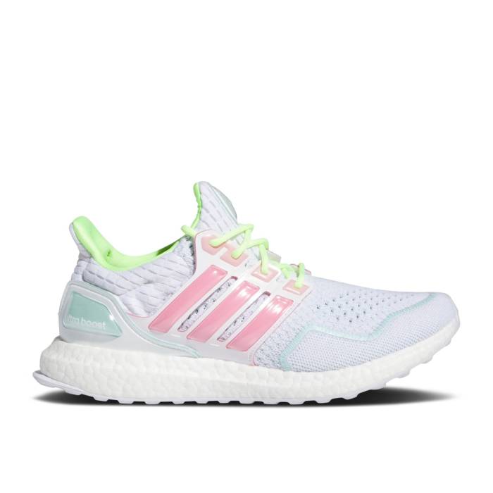 アディダス Adidas 【 Wmns Ultraboost 1.0 \u0027White Bliss Pink\u0027 Women Cloud White/Bliss Pink/Lucid Lemon 】 レディース 白いこと 白いこと pink サクラ色