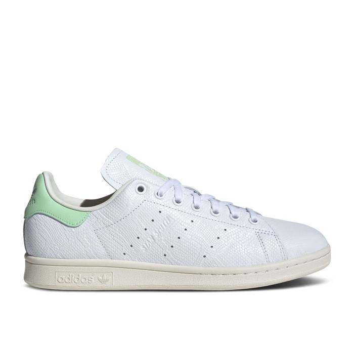 アディダス Adidas 【 Wmns Stan Smith \u0027White Semi Green Spark Reptile\u0027 Women Cloud White/Semi Green Spark/Off White 】 green 緑・緑であること レディース 白いこと 白いこと green 緑・緑であること