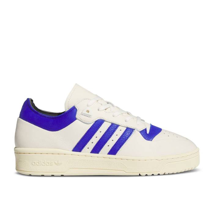アディダス Adidas 【 Rivalry 86 Low \u0027Cream White Lucid Blue\u0027 Men Cream White/Lucid Blue/Easy Yellow 】 白いこと 白いこと メンズ 皮膚軟化剤 白いこと 白いこと 青み 青色 yellow 黄味がかった・黄色