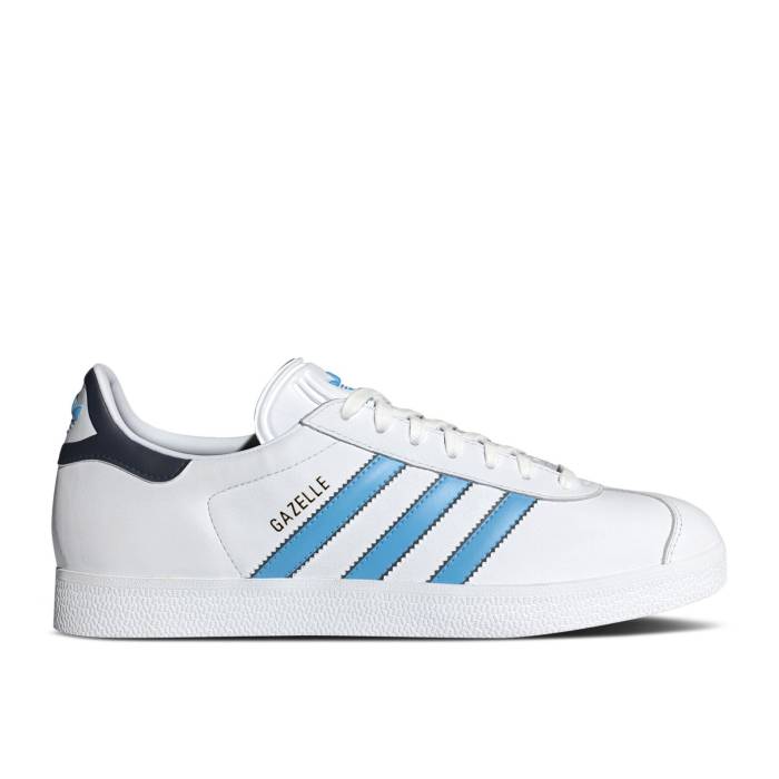 アディダス Adidas 【 Gazelle \u0027White Semi Blue Burst\u0027 Men Cloud White/Semi Blue Burst/Night Indigo 】 ガゼル 青碧 青色 メンズ 白いこと 白いこと 青碧 青色 張り裂ける ナイト爵 藍色・インディゴ メンズ靴-靴-スニーカー