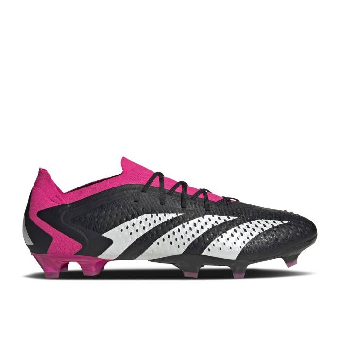 アディダス Adidas 【 Predator Accuracy.1 Low Fg \u0027Own Your Football Pack\u0027 Men Core Black/Cloud White/Team Shock Pink 2 】 プレデター 蹴球 メンズ 中核グループ 黒いこと 黒いこと 白いこと 白いこと Team 野球クラブ ぼうぜん自失 pink