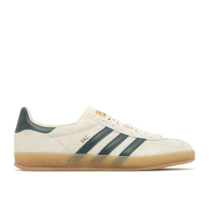 アディダス Adidas 【 Gazelle Indoor 'Cream White Green Gum' Men Cream White/Collegiate Green/Gum 】 ガゼル 白色 ホワイト green 緑・グリーン メンズ クリーム 白色 ホワイト green 緑・グリーン|スニケス