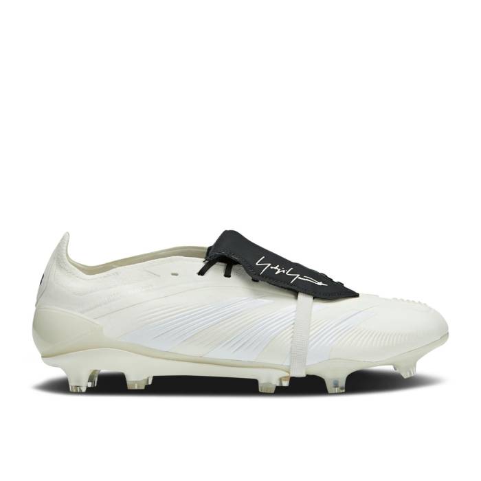 アディダス Adidas 【 Y-3 Predator Elite Foldover Tongue Fg \u0027Cloud White\u0027 Men Core Black/Core Black/Cloud White 】 プレデター エリート メンズ 中核グループ 黒いこと 黒いこと 白いこと 白いこと