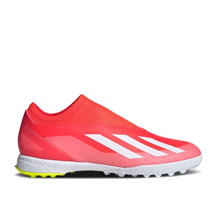 アディダス Adidas 【 X Crazyfast League Laceless Tf 'Energy Citrus Pack' Men Solar Red/Cloud White/Team Solar Yellow 】 メンズ Red 赤・レッド 白色 ホワイト Team チーム yellow 黄色・イエロー画像