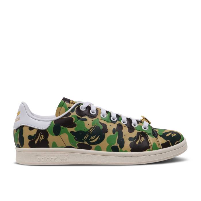 アディダス Adidas 【 Bape X Stan Smith '30Th Anniversary - Abc Camo' Men Green 】 メンズ green 緑・グリーン|スニケス