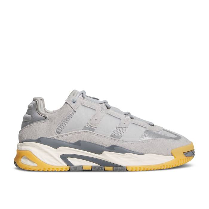 アディダス Adidas 【 Niteball \u0027Grey Yellow\u0027 Men Grey Two/Grey One/Chalk White 】 メンズ 薄墨色 薄墨色 白いこと 白いこと