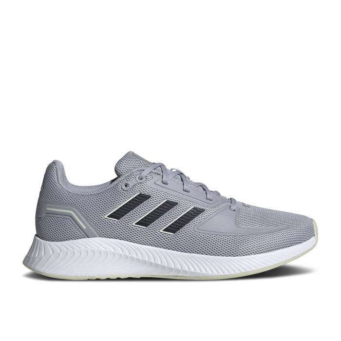 アディダス Adidas 【 Wmns Runfalcon 2.0 \u0027Halo Silver\u0027 Women Halo Silver/Core Black/Linen Green 】 レディース Silver しろがね色・しろがね色 中核グループ 黒いこと 黒いこと green 緑・緑であること