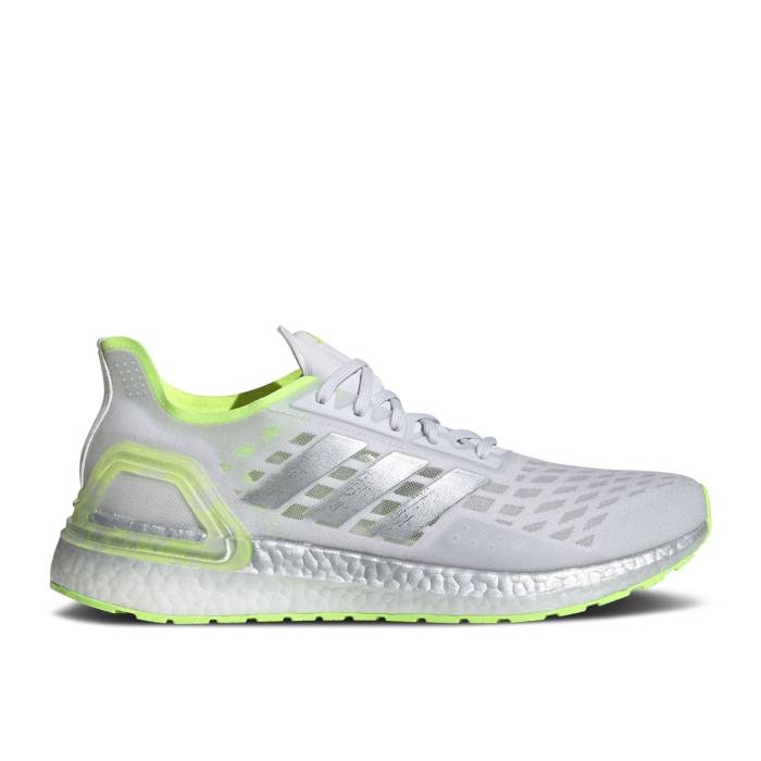 アディダス Adidas 【 Ultraboost Pb 'Silver Metallic Signal Green' Men Dash Grey/Silver Metallic/Signal Green 】 メンズ 灰色 グレー Silver 銀色・シルバー green 緑・グリーン