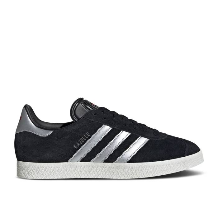 アディダス Adidas 【 Gazelle 'Black Silver Metallic' Men Core Black/Silver Metallic/Off White 】 ガゼル Silver 銀色・シルバー メンズ コア 黒色 ブラック Silver 銀色・シルバー 白色 ホワイト