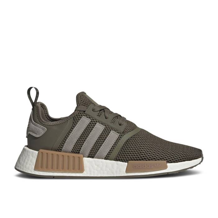 アディダス Adidas 【 Nmd_R1 'Olive Strata Silver Pebble' Men Olive Strata/Silver Pebble/Cloud White 】 Silver 銀色・シルバー メンズ olive オリーブ Silver 銀色・シルバー 白色 ホワイト｜スニケス