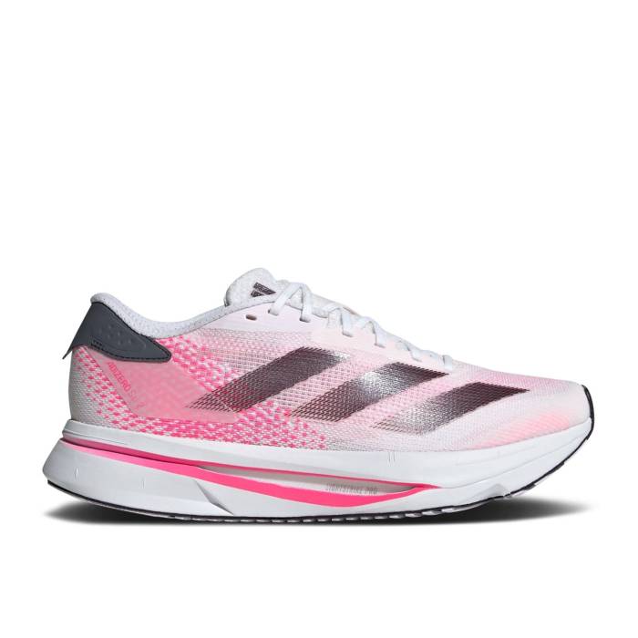 アディダス Adidas 【 Wmns Adizero Sl2 \u0027White Lucid Pink\u0027 Women Cloud White/Aurora Metallic/Lucid Pink 】 アディゼロ レディース 白いこと 白いこと pink さくら色