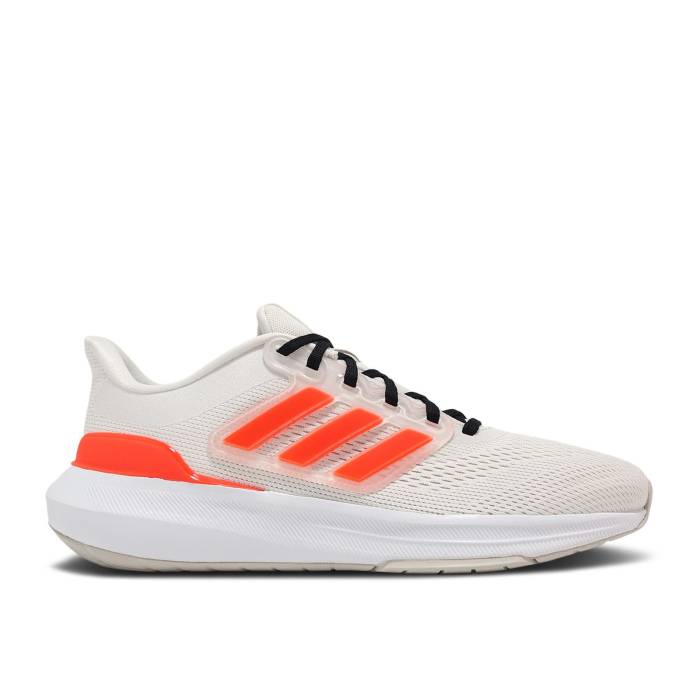 アディダス Adidas 【 Ultrabounce 'Crystal White Solar Red' Men Crystal White/Solar Red/Orbit Grey 】 白色 ホワイト メンズ 白色 ホワイト Red 赤・レッド 灰色 グレー