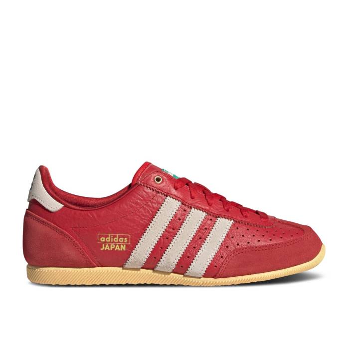 アディダス Adidas 【 Wmns Japan \u0027Scarlet\u0027 Women Better Scarlet/Off White/Orange Tint 】 レディース 白いこと 白いこと orange 橙・オレンジ色