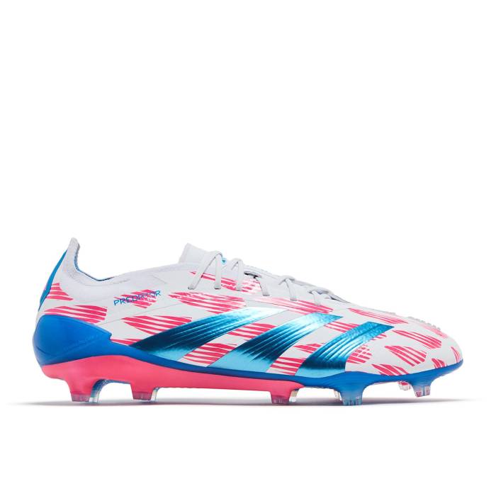 アディダス Adidas 【 Predator Elite Fg Reemergence Pack Men Cloud White/Solar Blue/Solar Pink 】 プレデター エリート メンズ 白色 ホワイト 青色 ブルー pink ピンク