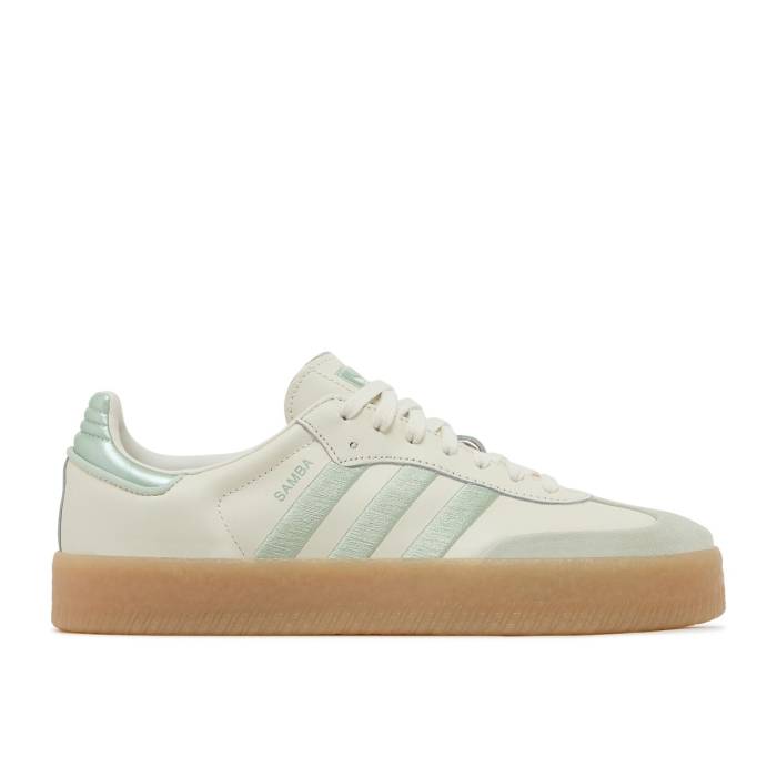 アディダス Adidas 【 Wmns Sambae \u0027Off White Lime Green Gum\u0027 Women Off White/Lime Green/Lime Green 】 白いこと 白いこと 菩提樹 green 緑・緑であること レディース 白いこと 白いこと 菩提樹 green 緑・緑であること