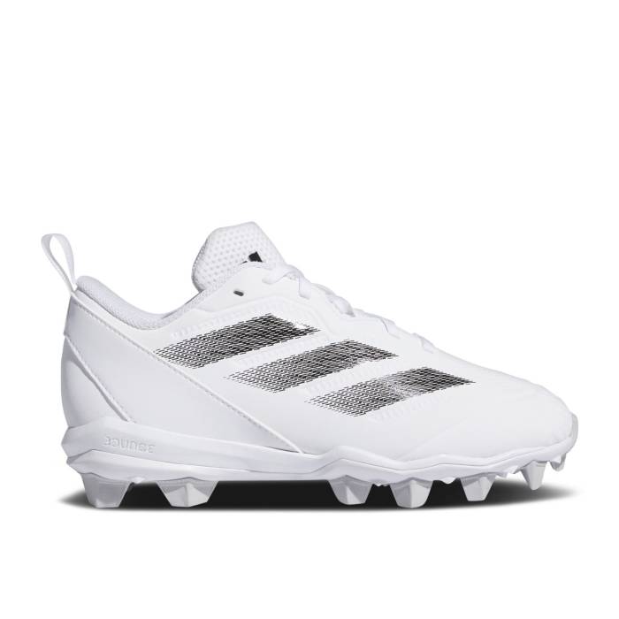 アディダス Adidas 【 Adizero Instinct Molded K 'White Black' Youth Cloud White/Core Black/Team Light Grey 】 アディゼロ インスティンクト ジュニア キッズ 白色 ホワイト コア 黒色 ブラック Team チーム 灰色 グレ｜スニケス