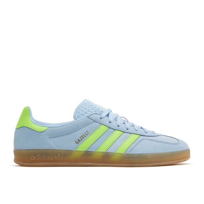 アディダス Adidas 【 Wmns Gazelle Indoor \u0027Clear Sky Solar Green\u0027 Women Clear Sky/Solar Green/Gum 】 ガゼル 天の原 レディース 天の原 green 緑・緑であること