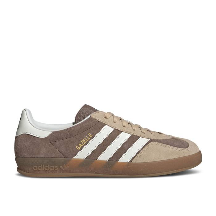 アディダス Adidas 【 Gazelle Indoor \u0027Earth Strata\u0027 Men Earth Strata/Cloud White/Magic Beige 】 ガゼル メンズ 白いこと 白いこと 神通力 ベージュ