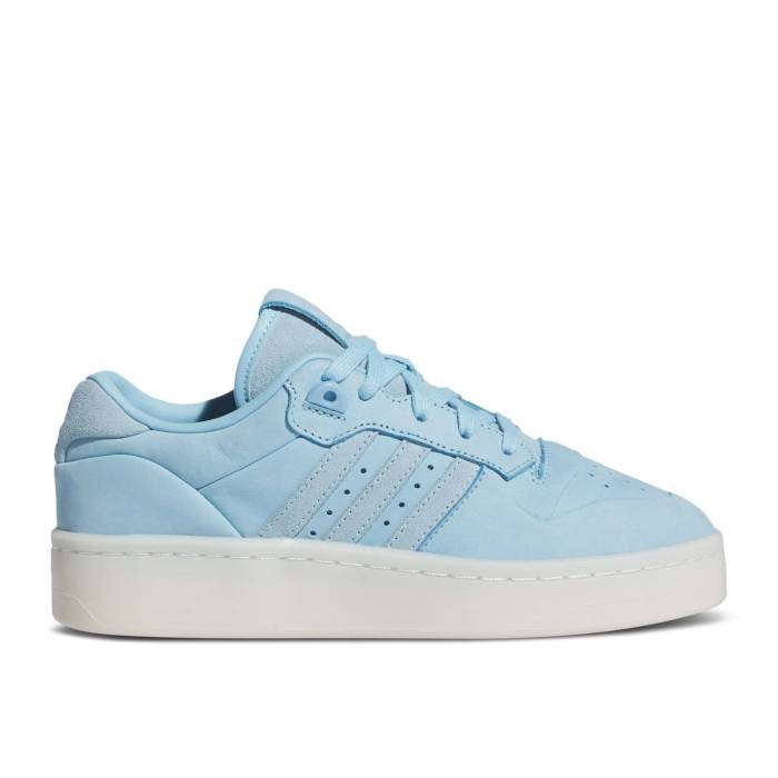 アディダス Adidas 【 Wmns Rivalry Lux Low \u0027Clear Blue\u0027 Women Clear Blue/Clear Blue/Ivory 】 レディース 青味 青み 象牙色