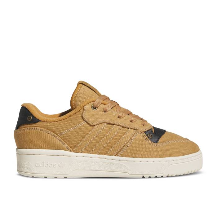 アディダス Adidas 【 Wmns Rivalry Low \u0027Mesa Black\u0027 Women Mesa/Core Black/Cream White 】 レディース 中核グループ 黒いこと 黒いこと 皮膚軟化剤 白いこと 白いこと
