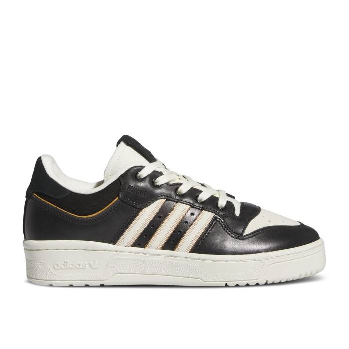アディダス Adidas 【 Wmns Rivalry 86 Low 'Black Ivory Mesa' Women Core Black/Ivory/Mesa 】 アイボリー レディース コア 黒色 ブラック アイボリー|スニケス