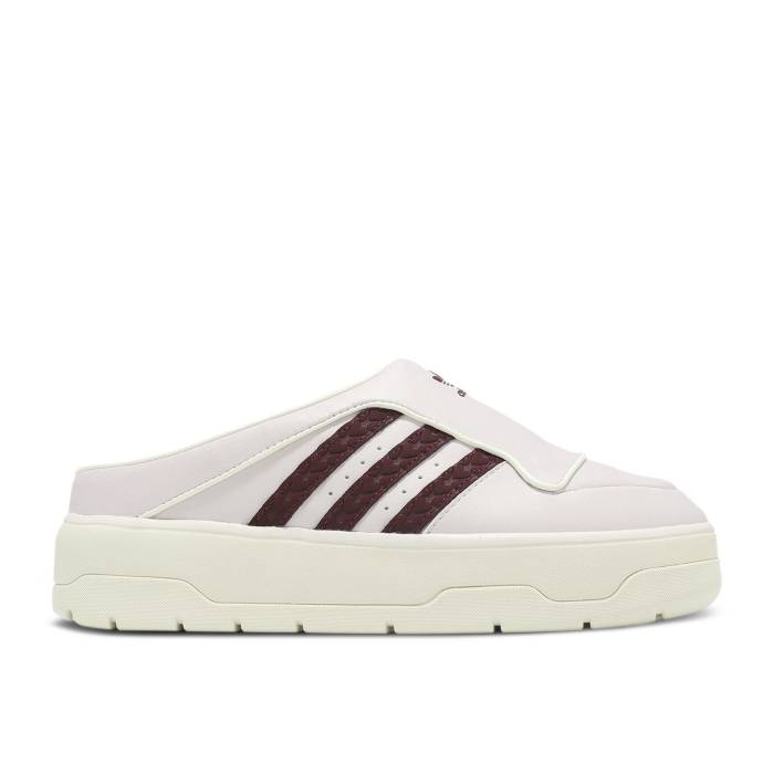 アディダス Adidas 【 Wmns Rivalry Mule \u0027Wonder Orchid Maroon\u0027 Women Wonder Orchid/Maroon/Off White 】 レディース マルーン 白いこと 白いこと