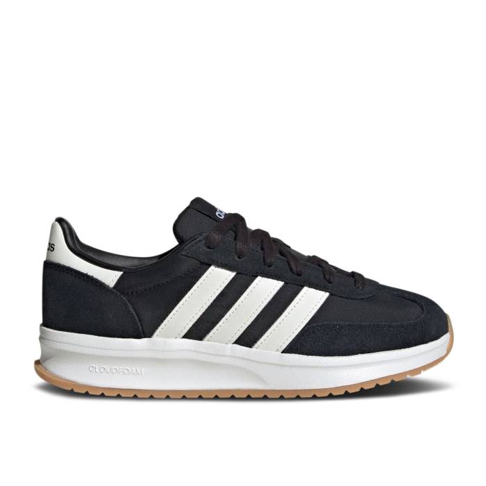 アディダス Adidas 【 Wmns Run 72 'Black White Gum' Women Core Black/Core White/Core White 】 ラン 白色 ホワイト レディース コア 黒色 ブラック 白色 ホワイト