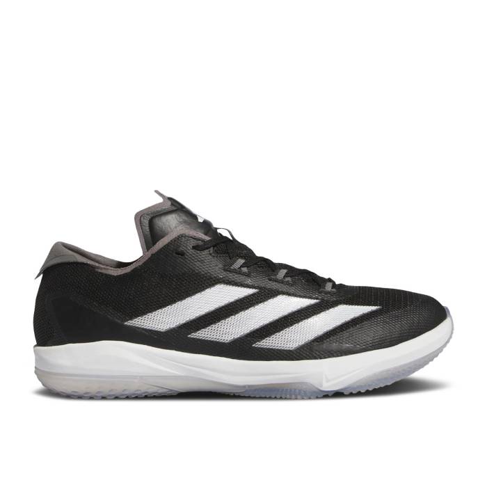 アディダス Adidas 【 Adizero Impact Turf \u0027Black White Grey\u0027 Men Core Black/Cloud White/Team Grey Four 】 アディゼロ 差しひびき 芝生 白いこと 白いこと メンズ 中核グループ 黒いこと 黒いこと 白いこと 白いこと Team 野球クラブ 薄墨色