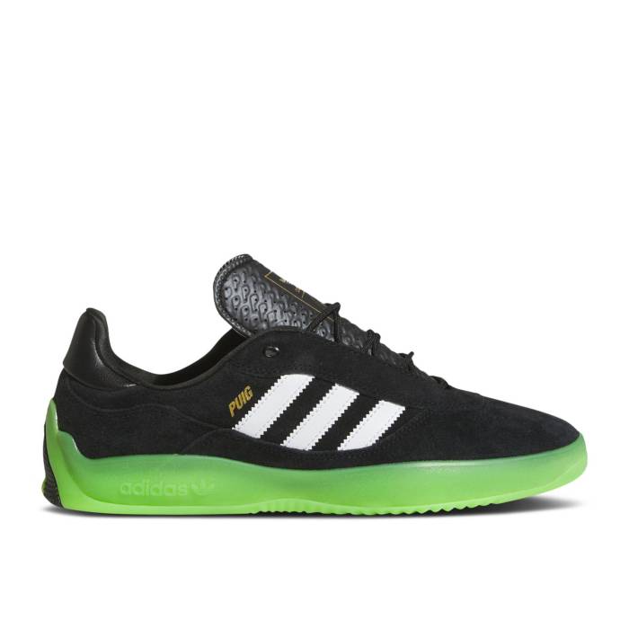アディダス Adidas 【 Puig 'Black White Semi Solar Green' Men Core Black/Cloud White/Semi Solar Green 】 白色 ホワイト メンズ コア 黒色 ブラック 白色 ホワイト green 緑・グリーン|スニケス