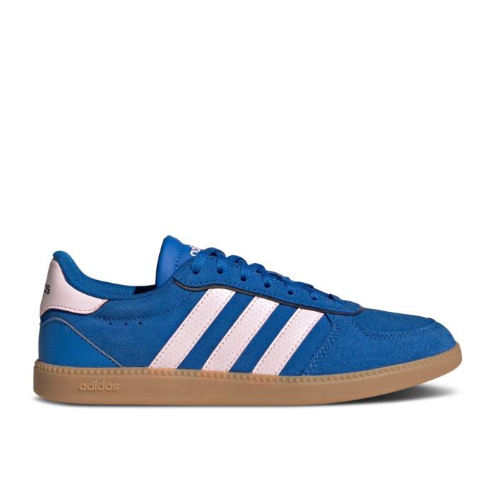 アディダス Adidas 【 Wmns Breaknet Sleek \u0027Bright Royal Clear Pink\u0027 Women Bright Royal/Clear Pink/Carbon 】 レディース pink サクラ色 炭素 靴-レディース靴-スニーカー