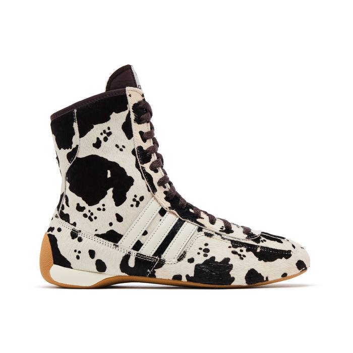 アディダス Adidas 【 Wmns Rasant Mid \u0027Cow Print\u0027 Women Shadow Brown/Off White/Gold Metallic 】 ミッド レディース シャドー・シャドウ 赤銅色 赤銅色 白いこと 白いこと ゴールド