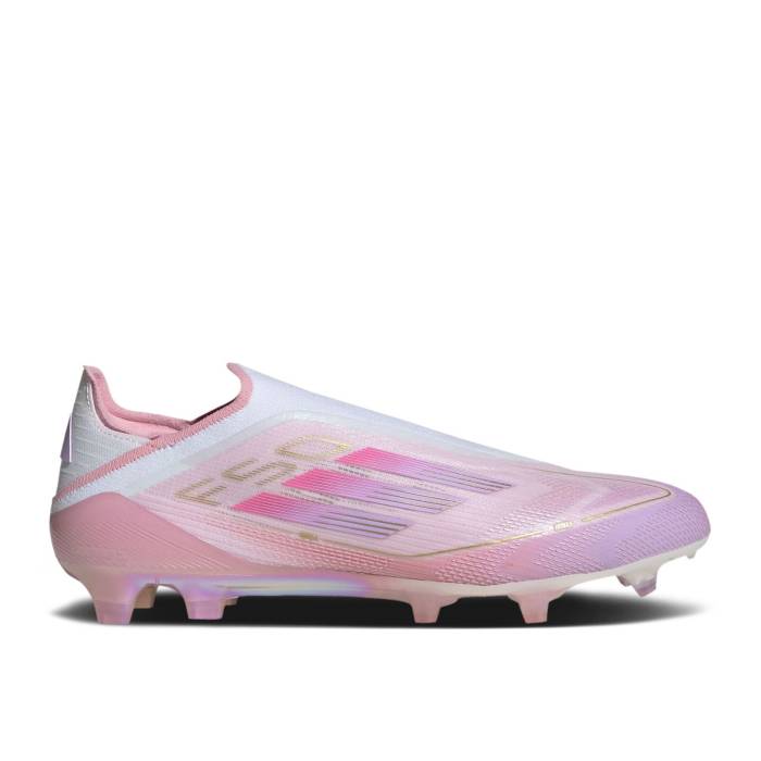 アディダス Adidas 【 Lamine Yamal X F50 Elite Laceless Fg 'Lyt304' Men Clear Pink/Purple Glow/Light Pink 】 エリート メンズ pink ピンク Purple 紫・パープル|スニケス